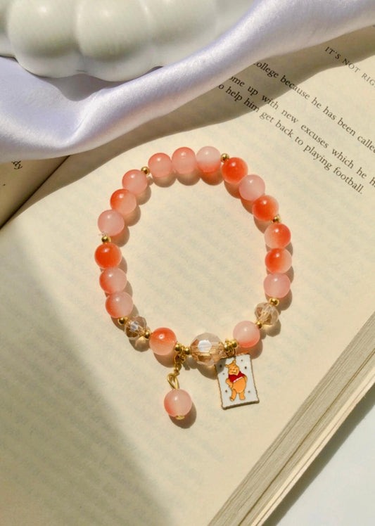 Winnie The Pooh Charm Beads Bracelet - Berry Pop Co