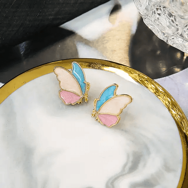 Pretty Butterfly Stud Earrings - Berry Pop Co