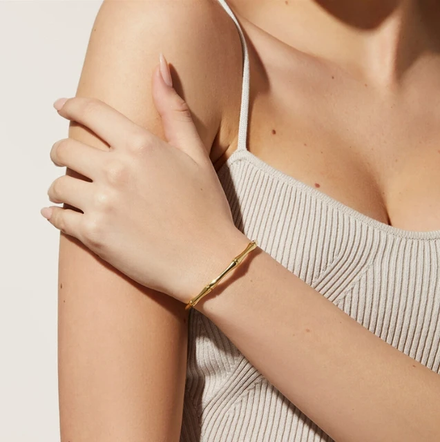 Bamboo Cuff Bangle