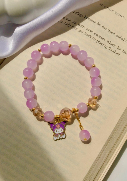 Cute Cartoon Charm Beaded Bracelet - Berry Pop Co