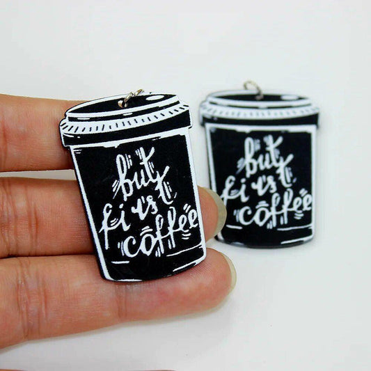 Coffee Lover's Quirky Earrings☕ - Berry Pop Co