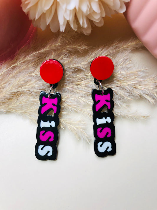 Quirky Kiss Earrings 💋 - Berry Pop Co