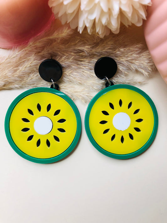 Citrus-inspired Lemon Earrings - Berry Pop Co