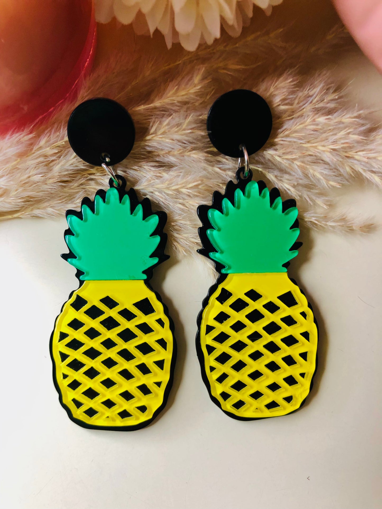 Unique Pineapple Earrings - Berry Pop Co