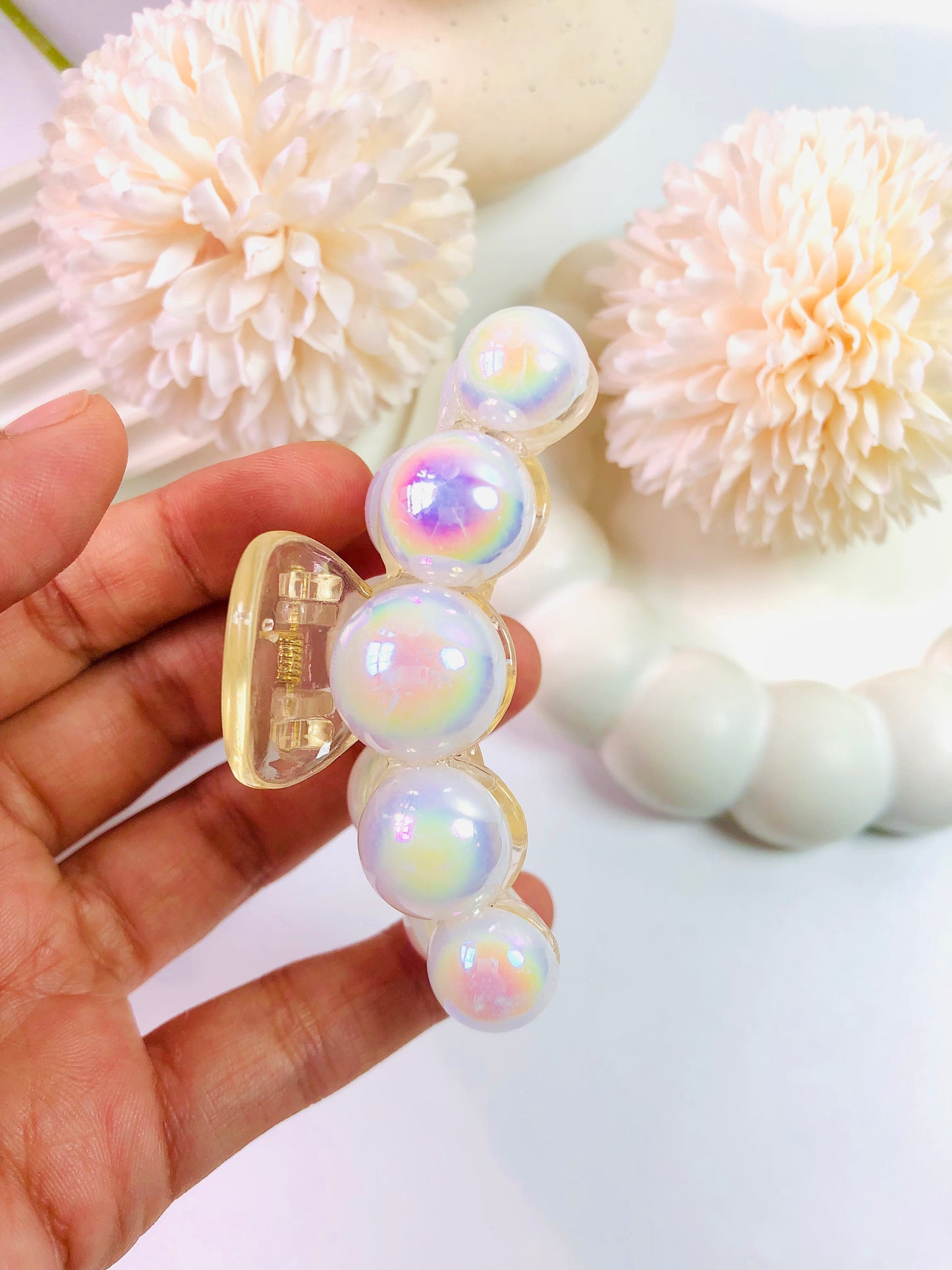 Korean Pearl Hair Claw Clip - Berry Pop Co