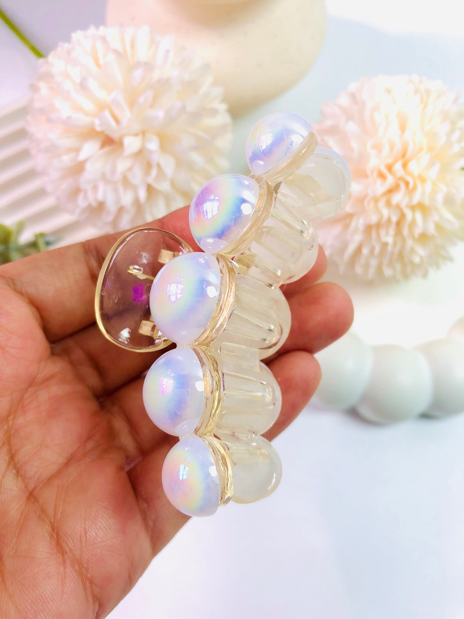 Korean Pearl Hair Claw Clip - Berry Pop Co