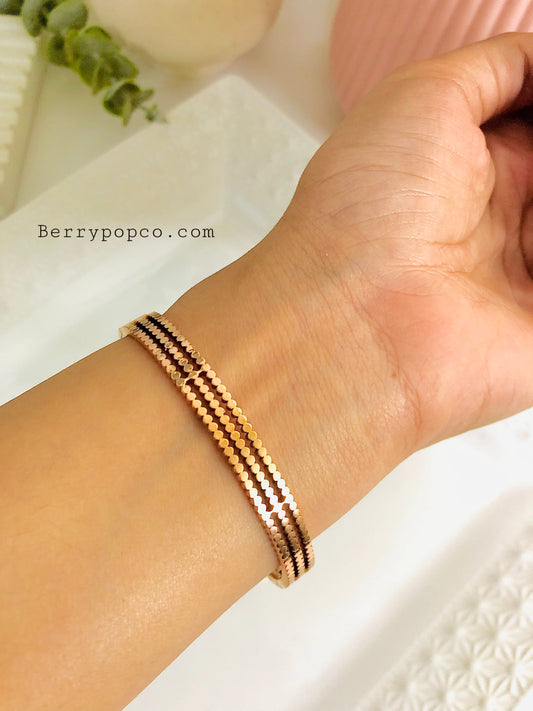 Elegant Rosegold Kada Bracelet