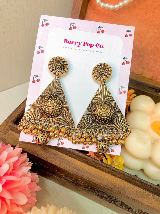 Gold Antique Earrings