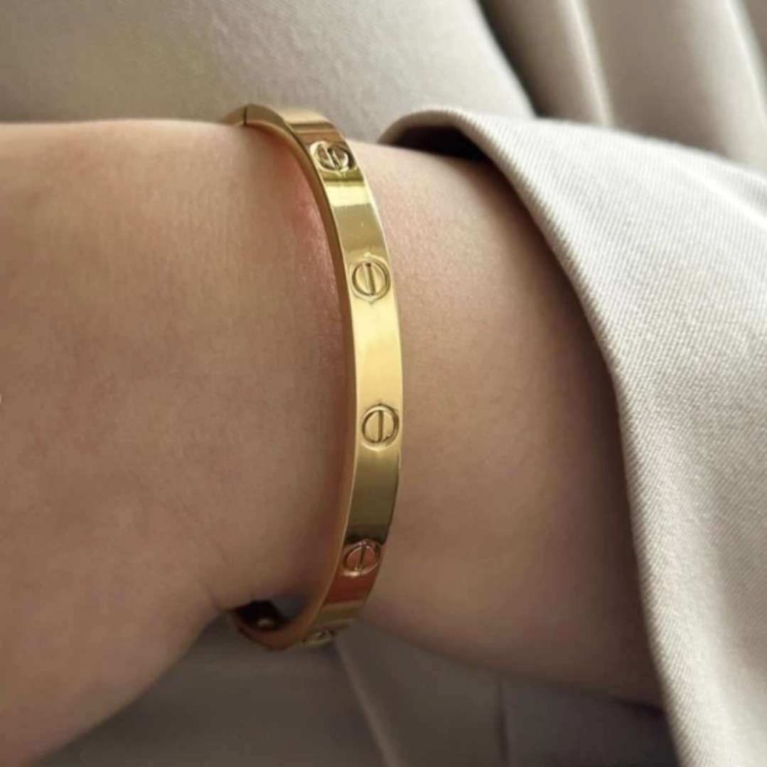 18k Gold Plated Kada Bracelet