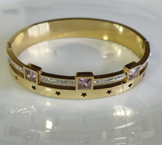 Double Linear Square Shaped Star Kada