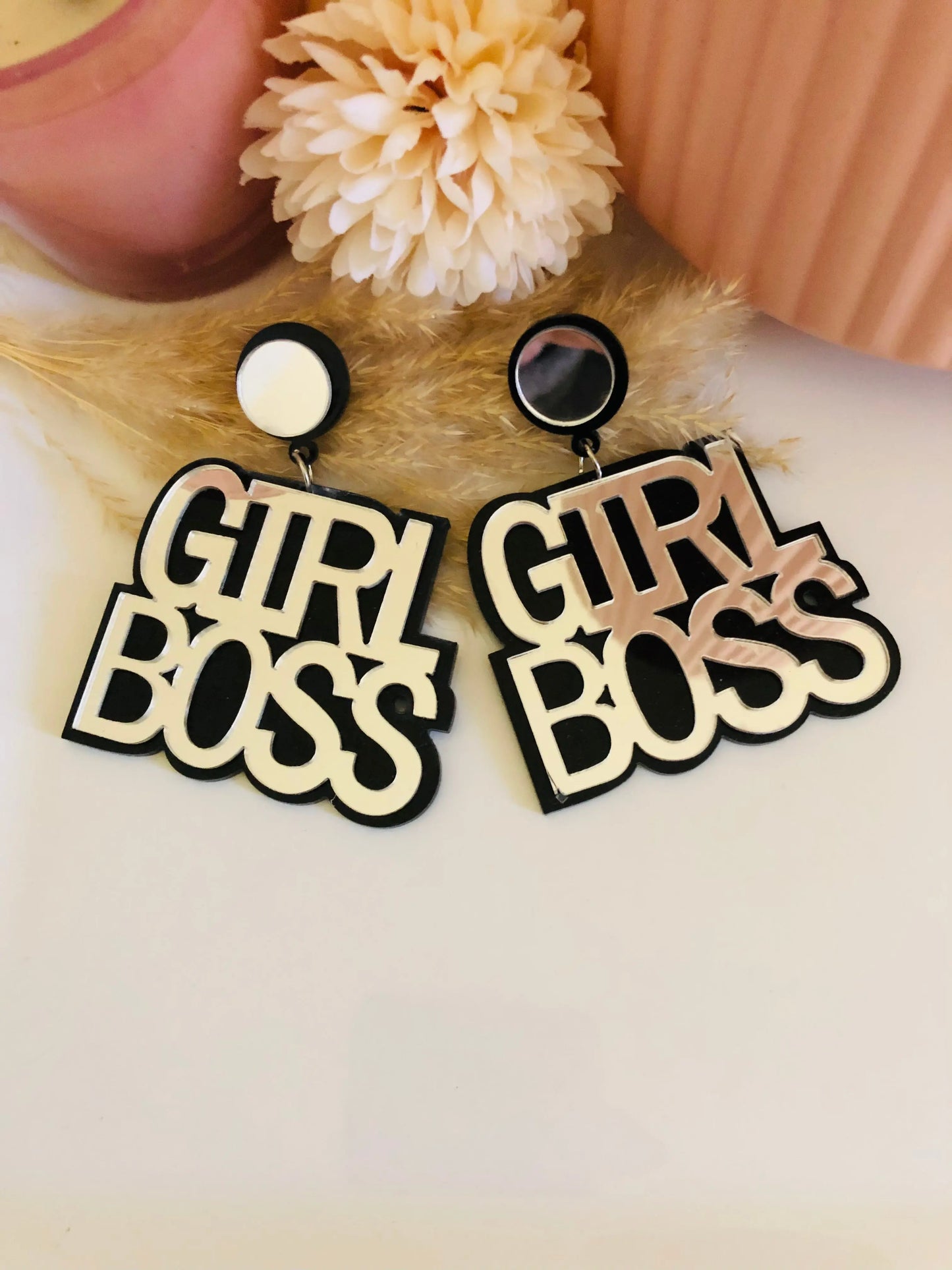 Classy Girl Boss Earrings - Berry Pop Co